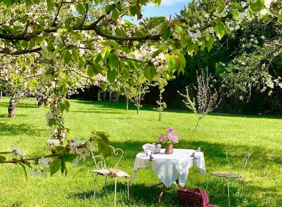 Charming Romantic Tower In Chateau Estate Ocquerre Luaran gambar